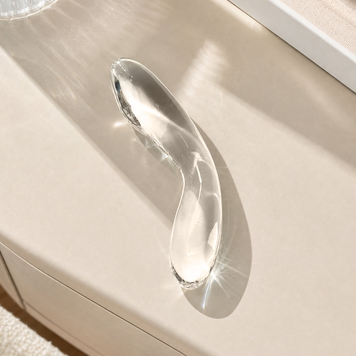 Dual-Sided Tapered Glass Dildo